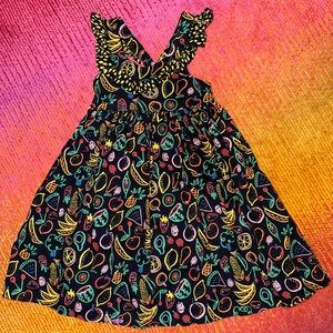 Stella McCartney kids Colorful Fruit Pattern Dress